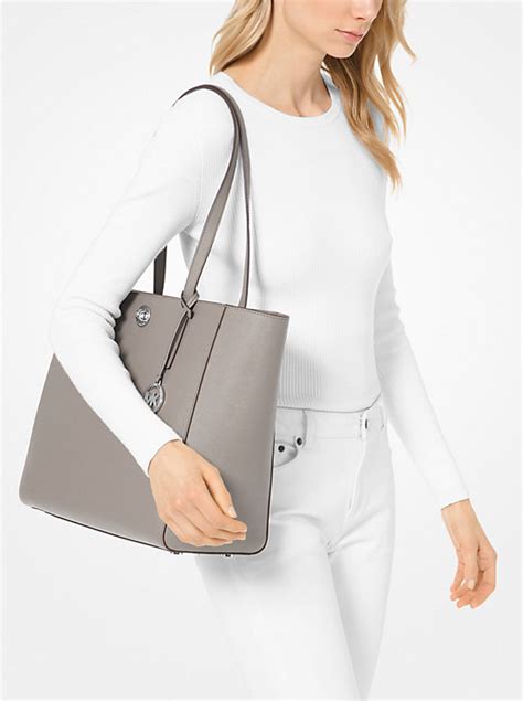 Rivington Large Saffiano Leather Tote Bag .